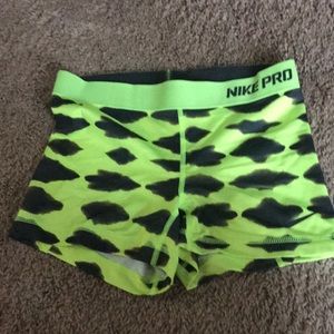 Nike pro spandex shorts